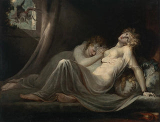 L'incube forlade to unge kvinder - Henry Fuseli — visning af kunstværket