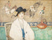 Mademoiselle Dorothy Hart's sorte hat - Henry Golden Dearth — visning af kunstværket