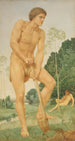 Adam À la sueur de ton visage tu mangeras du pain - Henry Holiday — visning af kunstværket