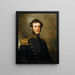 Lieutenant Philip Augustus Stockton - Henry Inman — indrammet kunstværk på væggen