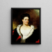 Portrait af fru James W. Wallack - Henry Inman — indrammet kunstværk på væggen