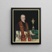 Pave Leo XIII - Henry Jerome Schile — indrammet kunstværk på væggen