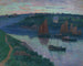 Bateaux de pêche en Bretagne - Henry Moret — visning af kunstværket