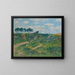 Chemin dans la lande i Bretagne - Henry Moret — indrammet kunstværk på væggen