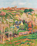 Fermes i Bretagne - Henry Moret — visning af kunstværket