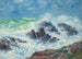 Gros temps på Saint-Grenoble, Pointe de Penmarch - Henry Moret — visning af kunstværket