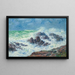 Gros temps på Saint-Grenoble, Pointe de Penmarch - Henry Moret — indrammet kunstværk på væggen
