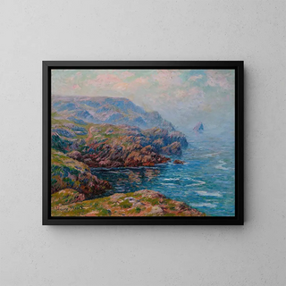 La Terre de Cleden - Henry Moret — indrammet kunstværk på væggen