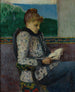 Læsning ved vinduet - Henry Moret — visning af kunstværket
