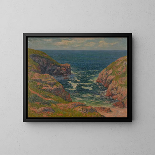 Port Lamatte - Henry Moret — indrammet kunstværk på væggen