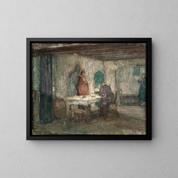 Og han forsvandt fra deres syn - Henry Ossawa Tanner — indrammet kunstværk på væggen