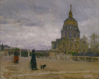 Les Invalides à Paris - Henry Ossawa Tanner — visning af kunstværket