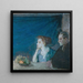 Portrait af M. og Mme Atherton Curtis med stilleben - Henry Ossawa Tanner — indrammet kunstværk på væggen