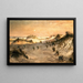 Dunes de sable au coucher du soleil à Atlantic City - Henry Ossawa Tanner — indrammet kunstværk på væggen