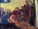 Studie af Kristus, der vasker disciplenes fødder - Henry Ossawa Tanner — visning af kunstværket