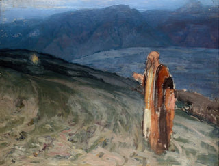 Studie for Moses og den brændende busk - Henry Ossawa Tanner — visning af kunstværket