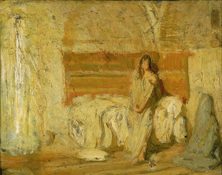 Studie til Annoncingen - Henry Ossawa Tanner — visning af kunstværket