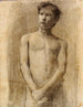 Studie af en ung mand - Henry Ossawa Tanner — visning af kunstværket