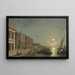 Clair de lune sur le Grand Canal à Venise - Henry Pether — indrammet kunstværk på væggen