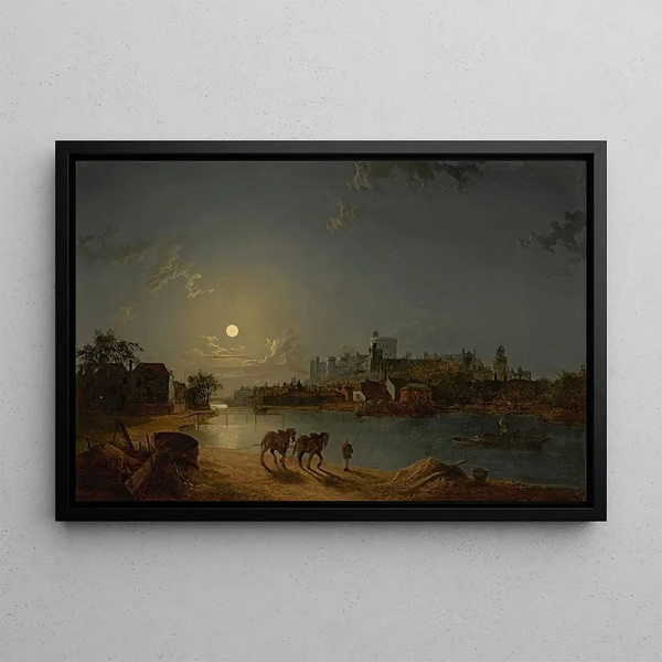 Henry Pether - Windsor From The Thames.webp