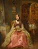Portrait af Lady Dorothy Nevill i hendes boudoir - Henry Richard Graves — visning af kunstværket