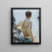 Studie af strand - Henry Scott Tuke — indrammet kunstværk på væggen