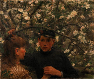 La Promesse - Henry Scott Tuke — visning af kunstværket