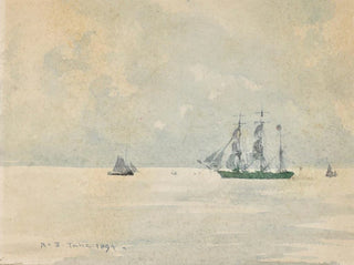 Tre-master - Henry Scott Tuke — visning af kunstværket