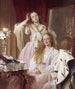 Emma og Federica Bankes de Soughton Hall - Henry Tanworth Wells — visning af kunstværket