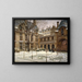 Le jardin du musée Carnavalet, effet de neige - Henry Tenr — indrammet kunstværk på væggen