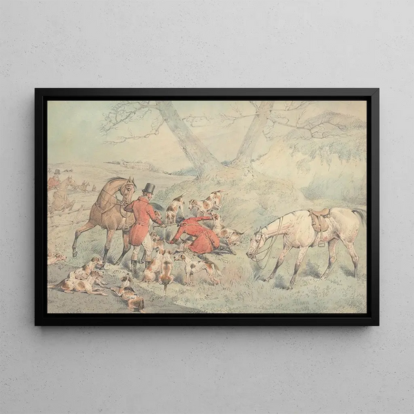 Henry Thomas Alken - Foxhunting Gone to Ground.webp