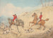 Le jæger og en rytter, der opmuntrer hunde - Henry Thomas Alken — visning af kunstværket