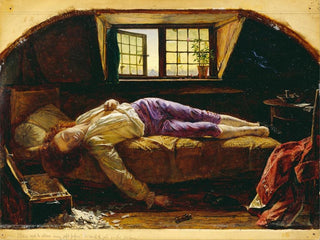 La Mort de Chatterton - Henry Wallis — visning af kunstværket