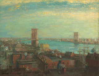Pont de Brooklyn - Henry Ward Ranger — visning af kunstværket