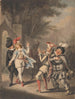 Le Duel La Nuit des Rois Acte III Scène IV - Henry William Bunbury — visning af kunstværket