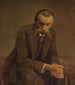 Portrait af kunstnerens far - Henryk Grombecki — visning af kunstværket