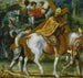 Héraclius på hest med korset - Adam Elsheimer — visning af kunstværket