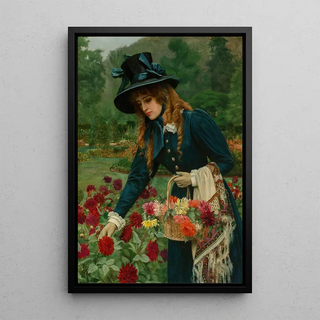 Herbert Gustave Schmalz - The flower girl.webp