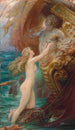 Idylle i åbent hav - Herbert James Draper — visning af kunstværket