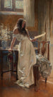 Va belle rose dis-lui qu'elle perd son temps og mit - Herbert James Draper — visning af kunstværket