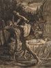 Herbert Thomas Dicksee's kunsttryk af Hercules, der kæmper mod døden for Alcestes sjæl — visning af kunstværket