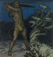 Hercules og Hydraen - Franz von Stuck — visning af kunstværket