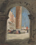 Kolonne af Saint-Marc Venedig - Hercules Brabazon Brabazon — visning af kunstværket