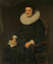 Portrait af en kvinde - Hercules Sanders — visning af kunstværket