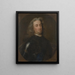 Karl 1654-1730 Landgreve af Hesse-Kassel - Herman Hendrik de Quiter den Yngre — indrammet kunstværk på væggen