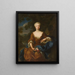 Lovisa Dorotea Sofia 1680-1705 prinsesse af Preussen - Herman Hendrik de Quiter le Jeune — indrammet kunstværk på væggen