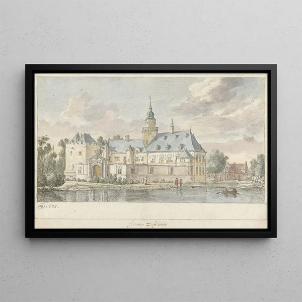 Herman Saftleven - Gezicht op kasteel Nijenrode.webp
