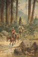 Convoi de mules - Herman Wendelborg Hansen — visning af kunstværket