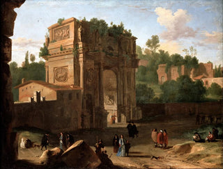 L'arc de Constantin à Rom - Herman van Swanevelt — visning af kunstværket