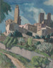 San Gimignano - Hermann Lismann — visning af kunstværket